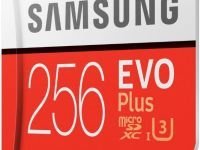 Карта памяти Samsung MicroSDXC 256Гб EVO Plus CL10 с адаптером красный