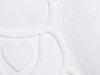 Свитшот с объёмным принтом для девочек, Белый