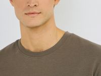 Футболка из текстурной ткани, Коричневый