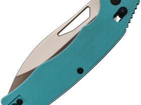 Складной нож Obertech ns-01 Drop point satin, сталь VG-10, рукоять G10, тиффани