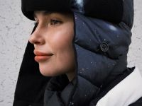 Флисовая шапка-ушанка