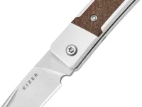 Нож Kizer Little Grand, сталь Nitro-V, рукоять алюминий/дерево