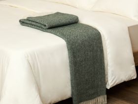 Плед Treccia, зеленый