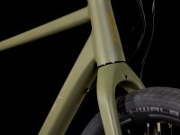 Дорожный велосипед Cube Hyde Pro, год 2025, цвет Зеленый-Желтый, ростовка 22