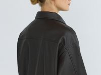 Лёгкая куртка из искусственной кожи, Коричневый