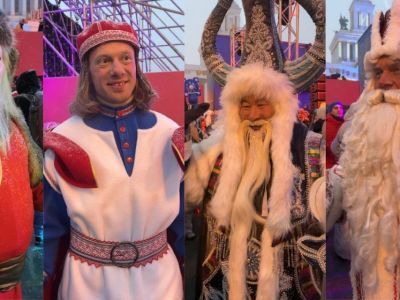 Новогодние волшебники передали «привет» участникам всероссийского конкурса «Смотри, это Россия»