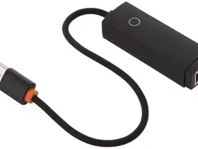 Адаптер Baseus Lite Series Portable 100 Мбит USB to HUB  (WKQX000001) (черный)