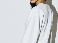 Однобортный приталенный жакет, Белый