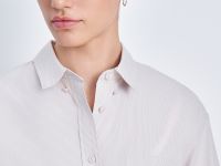 Рубашка свободного силуэта в полоску