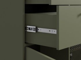 Обувница подвесная Сайрис 98x99 Оливковый