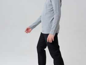 Футболка-поло с длинным рукавом для мальчика