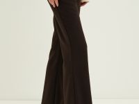 Брюки клеш с шерстью