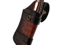 Складной нож Витязь B5298D, сталь дамаск, рукоять дерево, художественное травление