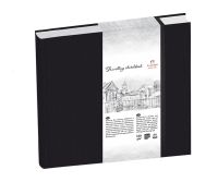 Блокнот для эскизов Лилия Холдинг "Travelling sketchbook" 25х25 см 80 л 130 г Черный