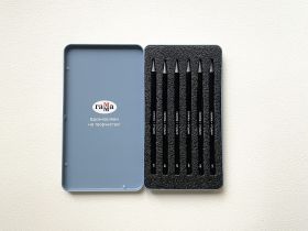 Набор карандашей цельнографитных чернографитные Гамма "Студия" 6 шт., 6B-2H, метал. упаковка