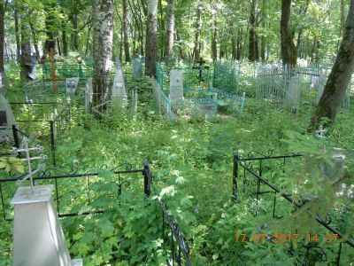 Могила мордовского писателя, члена Союза писателей СССР С.Е. Вечканова (1914-1965 гг.)