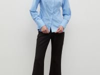 Рубашка с широкими манжетами