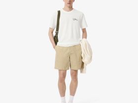 Мужская футболка Lacoste классического кроя из органического хлопка