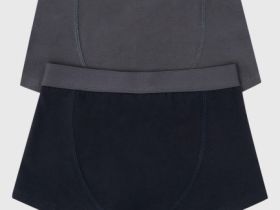 Трусы для мальчиков, 2 шт., Серый