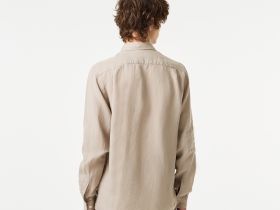 Мужская льняная рубашка Lacoste