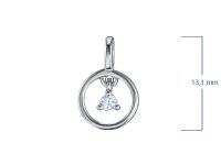 Подвеска из серебра э0612пд05170900