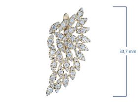 Серьги из желтого золота э0312сг07190050