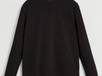 Лонгслив из хлопка с округлым вырезом