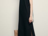 Сарафан макси из конопляной ткани с хлопком