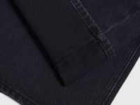 Широкие джинсы для девочек, Черный