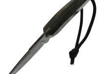 Нож Pocket Wolf Мини Тактик, сталь K340, рукоять микарта, зеленый