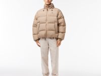 Мужской пуховик Lacoste Packaway с капюшоном