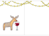 Открытка "НГ. Торт"