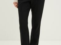 Брюки с шерстью на высокой посадке