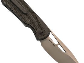 Складной нож We Knife Baloo, сталь CPM 20CV, рукоять титан/микарта