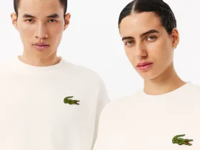 Флисовый свитшот Lacoste унисекс