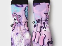 Варежки текстильные для девочек