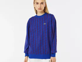 Женский свитер Lacoste свободного кроя