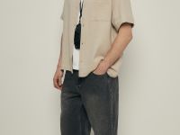 Рубашка с коротким рукавом из хлопка