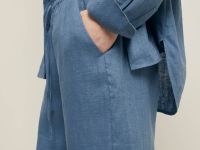 Шорты изо льна на резинке