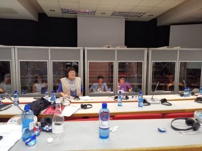 Елена Голомарева выступила в ООН с докладом о стратегии развития и использования земель КМНС