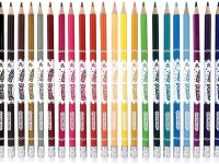 Набор стираемых цветных карандашей Acmeliae 24 цв в картонном футляре