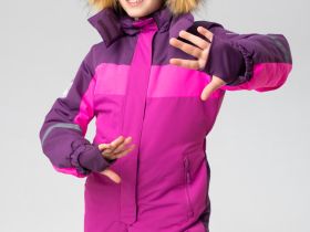 Комбинезон текстильный с полиуретановым покрытием для девочек