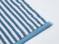 Полотенце махровое Узкая полоска/Striscia stretta, голубое