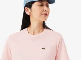 Женская футболка Lacoste свободного кроя из мягкого хлопка