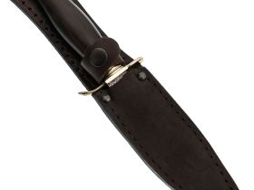 Финка НКВД, сталь дамаск, рукоять граб