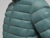 Стеганый пуховик с натуральным пухом