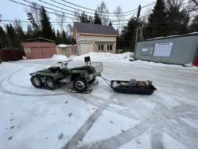 Мотобуксировщик POMOR X-6 15 л.с