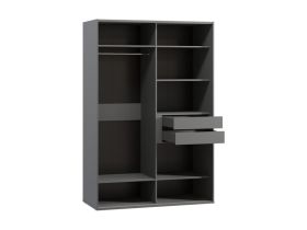 Шкаф-купе Беррингтон 2-140x210 Графитовый