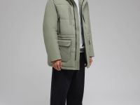 Утепленная куртка с капюшоном