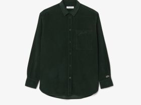 Женская рубашка Lacoste оверсайз